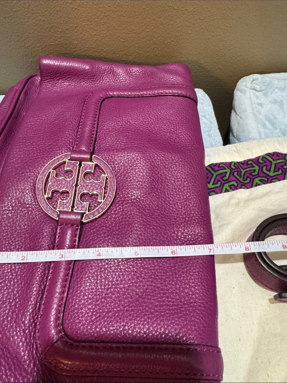 Tory Burch rich plum